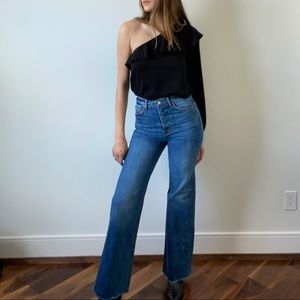 Wide leg jeans